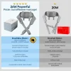 kf-S21c408a97e984b2fa2638f0e0cde9a3aF Foreverlily 26W Neck And Shoulder Massager Wireless Shoulder And Back Kneading Massage Shawl Trapezius Neck Cervical masajeador
