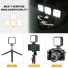 Pocket RGB Fill Light Portable LED Light Video Mini Fill Light For Camera Smartphone for GoPro Laptop Selfie Adjustable RGB Lamp