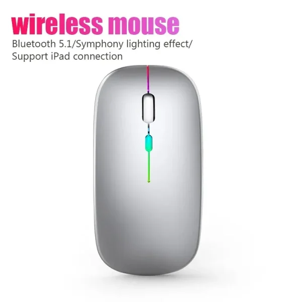 kf-S6d435a79bb794bd0a252b1fef15cf74aZ Wireless Mouse RGB Rechargeable Bluetooth Mice Wireless Computer Mause LED Backlit Ergonomic Gaming Mouse for Laptop PC 3600DPI