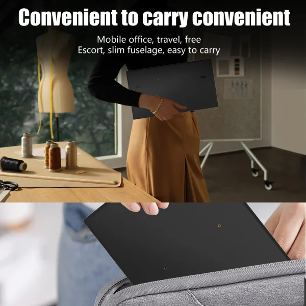 kf-S9aa782be770146cf80f96022592ce99dF MUCAI N140-S36 Portable Display 14 Inch 60Hz Resolution 1366*768 TN Panel 250cd/㎡ Brightness 3ms Response Portable Monitor