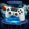 kf-Sb653c49461a0407199a14e96f83bbc7b0 GAMINJA 6-axis Gyroscope Dual Vibration With touch pad Wireless Gamepad Bluetooth Controller For PS4 PS3 Console Computer PC