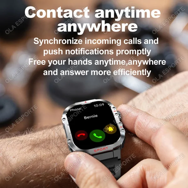 kf-Scbcfd0535e4a4b6d9204bc4d3c3e38946 New in GPS Smart Watch For Men Wome Military Amoled Flashlight Waterproof Outdoor Sport Bluetooth Call Smartwatch Smart Band