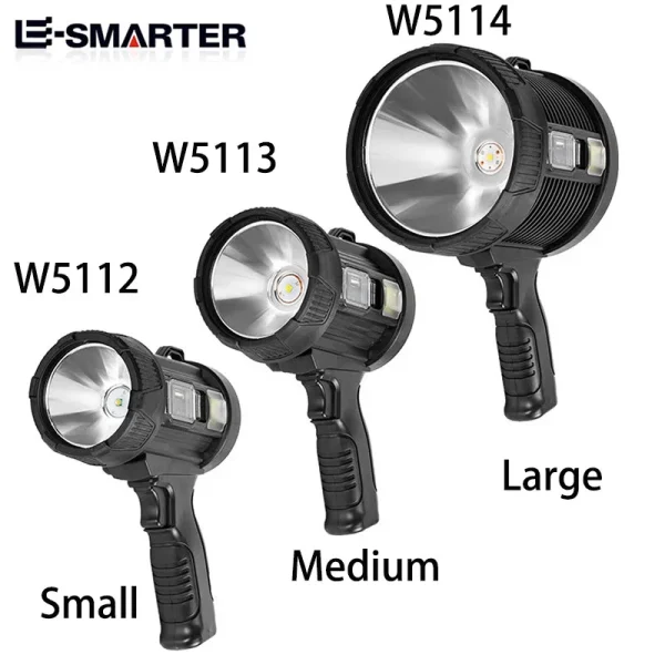 kf-Sd636db5a36d64eb4b145a05f21639de4H Rechargeable Spotlight 900000 Lumens Led Spot Lights Handheld Large Flashlight Super Bright Outdoor Solar Spotlights Searchlight