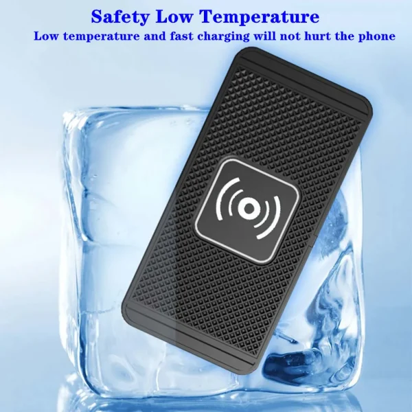 kf-S0716f5c335ed40989e597883206753c9g Car Wireless Charger for Iphone 16 15 15 Pro Max 14 13 12 X Samsung S24 S23 Wireless Car Charger Silicone Pad Stand Fast Charger
