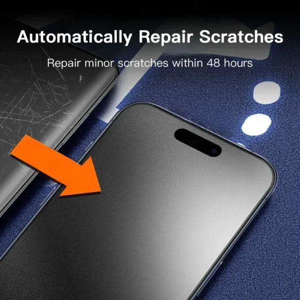 2-4PCS Matte Hydrogel Film For iPhone 17 16 15 14 13 12 Pro Max Plus No Fingerprint Film For 17 Pro Screen Protector