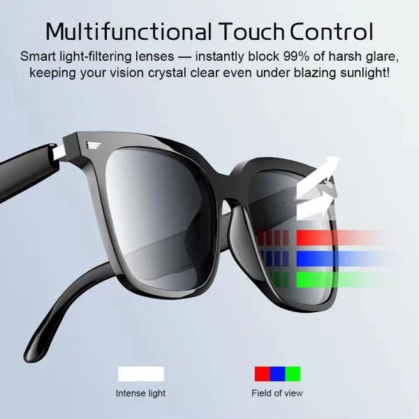 kf-S56bfe8bb6cad4bcebfa925e616b87479V Multifunctional Wireless Smart Glasses Call Video Music Player Headset Driving Glasses Sport Sunglasses For Men Women