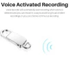 64GB Mini Digital Recorder Spy Keychain Voice Recorder -750 Hours 192KBPS One-key Recording Voice Activated USB Audio Recor