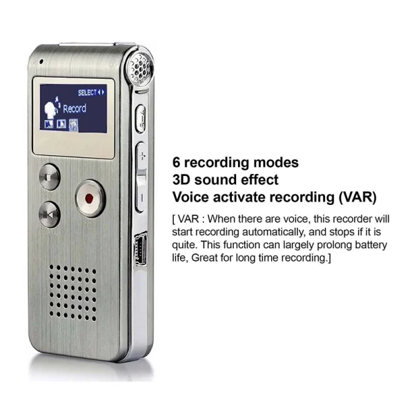 kf-S9a3c96e2bad14a0486df5c77ce447d32h 8GB/16GB/32GB Voice Recorder MP3 Player Mini Sound Audio Recorder Professional Mini USB Flash Drive Recording Dictaphone