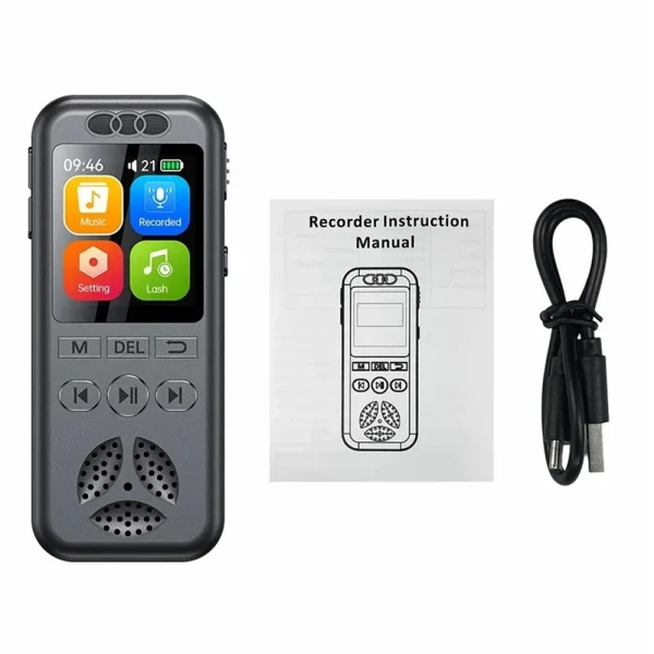 128/64/32/16/8GB Digital Voice Recorder SU7 Voice Activated Audio Recording Noise Reduction Playback MP3 Player 560hrs Recording
